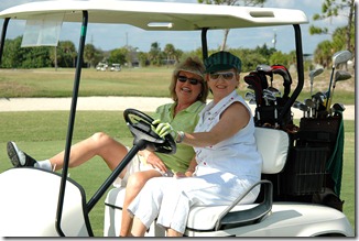 Ladies in Golf Cart